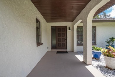 Discover this beautifully maintained 3-bedroom, 2-bathroom home on Sugarmill Woods Golf and Country Club in Florida - for sale on GolfHomes.com, golf home, golf lot