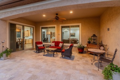 Experience elevated living in this FULLY FURNISHED extended on Copper Canyon Golf Club in Arizona - for sale on GolfHomes.com, golf home, golf lot