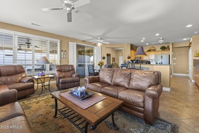 This exceptionally maintained 3-bedroom home in Sun City Grand on Sun City Grand Golf Couse and Club in Arizona - for sale on GolfHomes.com, golf home, golf lot