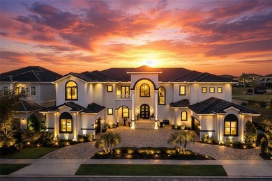 Ultra-Luxury Golf-Front Estate | Double Lot | West-Facing Sunset on ChampionsGate Golf Resort in Florida - for sale on GolfHomes.com, golf home, golf lot