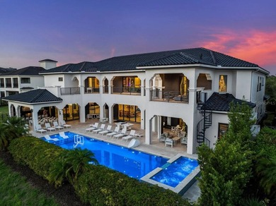 Ultra-Luxury Golf-Front Estate | Double Lot | West-Facing Sunset on ChampionsGate Golf Resort in Florida - for sale on GolfHomes.com, golf home, golf lot