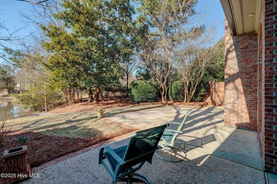 ***NEW PHOTOS. Breath taking views over the pond behind the on Country Club of Landfall in North Carolina - for sale on GolfHomes.com, golf home, golf lot
