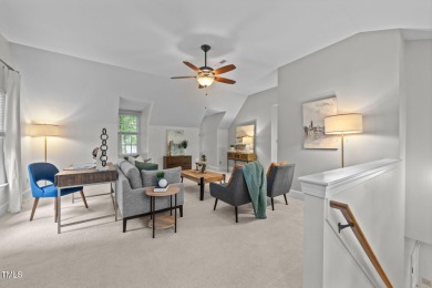 Nestled on a desirable corner lot, surrounded by mature trees in on Devils Ridge Golf Club in North Carolina - for sale on GolfHomes.com, golf home, golf lot