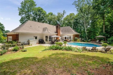 Welcome to this gorgeous three-sided brick European style ranch on Brookfield Country Club in Georgia - for sale on GolfHomes.com, golf home, golf lot