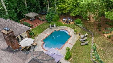 Welcome to this gorgeous three-sided brick European style ranch on Brookfield Country Club in Georgia - for sale on GolfHomes.com, golf home, golf lot