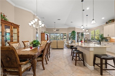 Sweeping golf course views and unforgettable sunset skies set on Pelican Preserve Golf Club in Florida - for sale on GolfHomes.com, golf home, golf lot