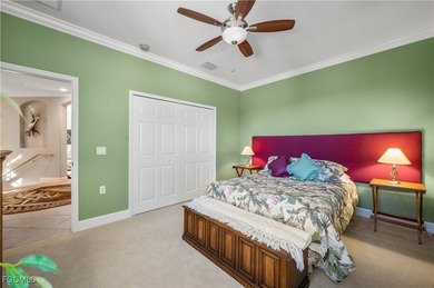 Sweeping golf course views and unforgettable sunset skies set on Pelican Preserve Golf Club in Florida - for sale on GolfHomes.com, golf home, golf lot