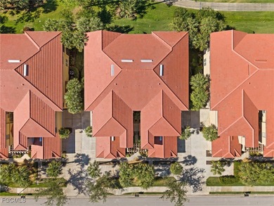 Sweeping golf course views and unforgettable sunset skies set on Pelican Preserve Golf Club in Florida - for sale on GolfHomes.com, golf home, golf lot