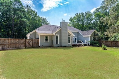 Exceptionally private 1+ acre setting ranch home w/ HUGE on Collins Hill Golf Club in Georgia - for sale on GolfHomes.com, golf home, golf lot