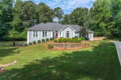 Exceptionally private 1+ acre setting ranch home w/ HUGE on Collins Hill Golf Club in Georgia - for sale on GolfHomes.com, golf home, golf lot