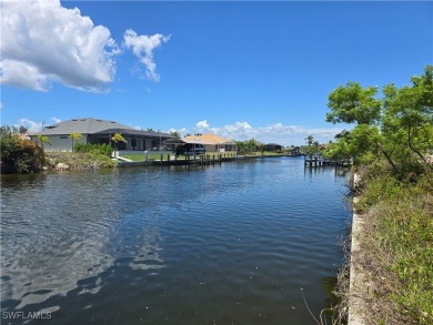 Nice and Cleared GULF ACCESS LOT with a SEAWALL in place on Burnt Store Golf Club in Florida - for sale on GolfHomes.com, golf home, golf lot