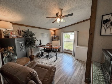 3 LOTS!!! The 3br 2 Ba updated in Rustic decor home is located on Linn Valley Lakes - Deer Trace Golf Course in Kansas - for sale on GolfHomes.com, golf home, golf lot
