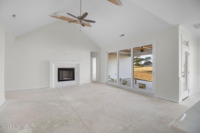 Situated on the golf course in Beaufort Club, 111 Windswept Lane on North River Club in North Carolina - for sale on GolfHomes.com, golf home, golf lot