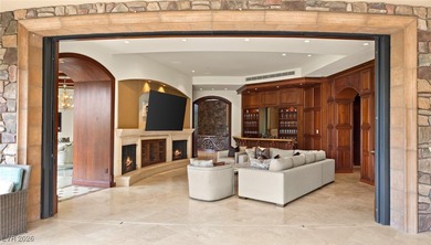 Tuscan grandeur at The Estates at Southern Highlands. Built w/ on Southern Highlands Golf Club in Nevada - for sale on GolfHomes.com, golf home, golf lot