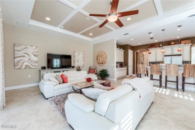 Rarely available, The San Remo, built by WCI, is beautifully on Pelican Preserve Golf Club in Florida - for sale on GolfHomes.com, golf home, golf lot