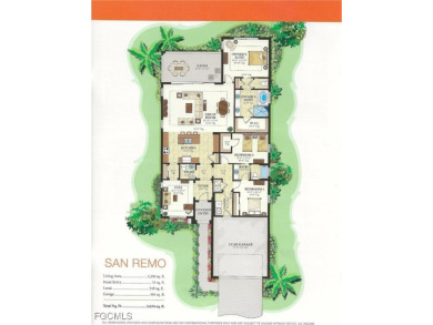 Rarely available, The San Remo, built by WCI, is beautifully on Pelican Preserve Golf Club in Florida - for sale on GolfHomes.com, golf home, golf lot