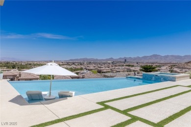 Embark on an extraordinary experience in this exquisite on Southern Highlands Golf Club in Nevada - for sale on GolfHomes.com, golf home, golf lot