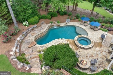 RESORT-STYLE LIVING!  Welcome to this stunning 6-bedroom on Laurel Springs Golf Club in Georgia - for sale on GolfHomes.com, golf home, golf lot