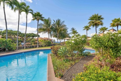 Enjoy spectacular ocean views from the living area, bedroom, and on Wailea Golf Club in Hawaii - for sale on GolfHomes.com, golf home, golf lot