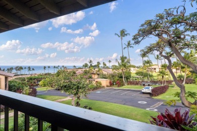 Enjoy spectacular ocean views from the living area, bedroom, and on Wailea Golf Club in Hawaii - for sale on GolfHomes.com, golf home, golf lot