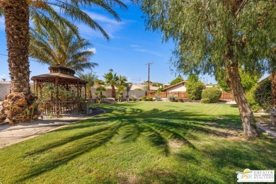 Introducing a custom-built (2002) desert retreat set on a on Bermuda Dunes Country Club in California - for sale on GolfHomes.com, golf home, golf lot
