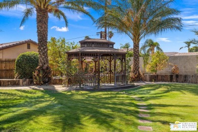 Introducing a custom-built (2002) desert retreat set on a on Bermuda Dunes Country Club in California - for sale on GolfHomes.com, golf home, golf lot