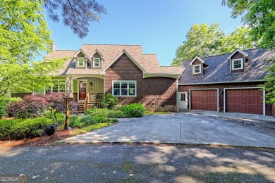 Nestled in private S/D and end of road privacy, an elegant on Sky Valley Resort and Country Club in Georgia - for sale on GolfHomes.com, golf home, golf lot