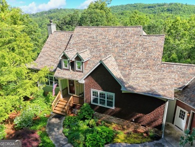 Nestled in private S/D and end of road privacy, an elegant on Sky Valley Resort and Country Club in Georgia - for sale on GolfHomes.com, golf home, golf lot