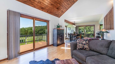 Perched above the fairways with commanding golf and wooded ridge on Eagle Ridge Inn and Resort in Illinois - for sale on GolfHomes.com, golf home, golf lot