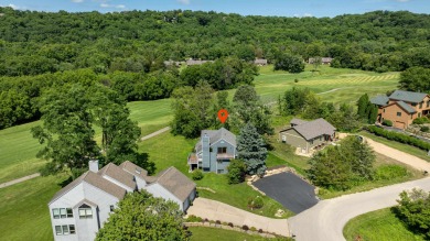 Perched above the fairways with commanding golf and wooded ridge on Eagle Ridge Inn and Resort in Illinois - for sale on GolfHomes.com, golf home, golf lot