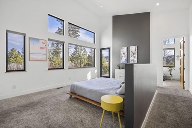 Commanding a private position on Tetherow's 18th tee, this on Tetherow Golf Club in Oregon - for sale on GolfHomes.com, golf home, golf lot