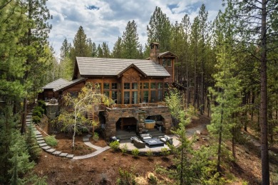 An artful blend of Northwest Lodge architecture and Mountain on Broken Top Club in Oregon - for sale on GolfHomes.com, golf home, golf lot