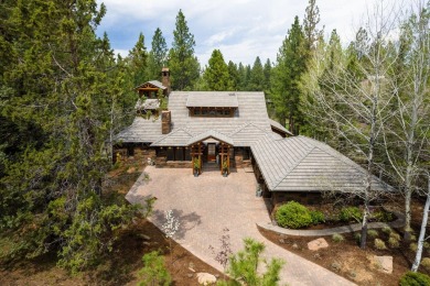 An artful blend of Northwest Lodge architecture and Mountain on Broken Top Club in Oregon - for sale on GolfHomes.com, golf home, golf lot