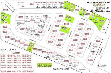 Brand new construction. Located in Hidden Bridge Ranch across on Hidden Bridge Golf Club in Wyoming - for sale on GolfHomes.com, golf home, golf lot