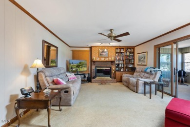 This charming 3-bedroom, 2-bathroom home is situated on a on Quail Ridge Golf Course in North Carolina - for sale on GolfHomes.com, golf home, golf lot