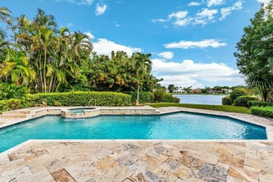 Amazing and stunning lake, pool and garden views are enjoyed on Frenchmans Creek Country Club in Florida - for sale on GolfHomes.com, golf home, golf lot