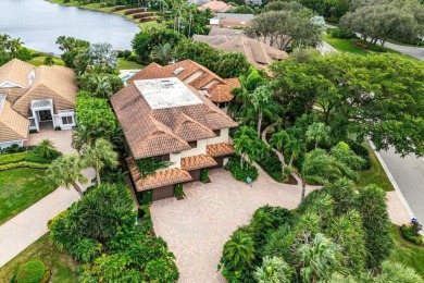 Amazing and stunning lake, pool and garden views are enjoyed on Frenchmans Creek Country Club in Florida - for sale on GolfHomes.com, golf home, golf lot