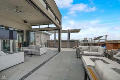 Experience unparalleled luxury in this Miami-style penthouse in on Mohawk Hills Golf Club in Indiana - for sale on GolfHomes.com, golf home, golf lot