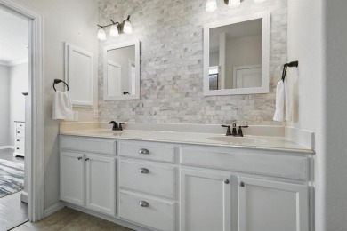Welcome to your dream Surrey Crest model located in the heart of on Frisco Lakes Golf Course in Texas - for sale on GolfHomes.com, golf home, golf lot