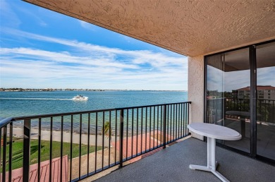 WOW VIEW! Wake up to the open waters of Boca Ciega Bay every on Isla Del Sol Yacht and Country Club in Florida - for sale on GolfHomes.com, golf home, golf lot