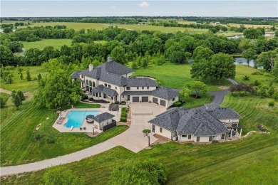 Luxury 13+ acre private estate directly adjacent to the on Wolf Creek Golf Links Inc. in Kansas - for sale on GolfHomes.com, golf home, golf lot