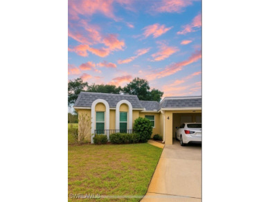 Charming 2BR/2BA in 55+ Community with Golf Course View! Enjoy on Lehigh Resort Club in Florida - for sale on GolfHomes.com, golf home, golf lot
