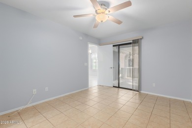 What a lovely and spacious 2 bed, 2 bath home located in the 55+ on Sun Village Golf Course in Arizona - for sale on GolfHomes.com, golf home, golf lot