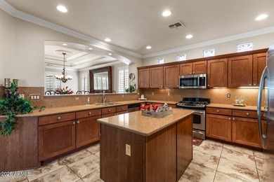 Gorgeous Sienna Model with Casita and Arizona Room Addition on Tuscany Falls At Pebble Creek in Arizona - for sale on GolfHomes.com, golf home, golf lot