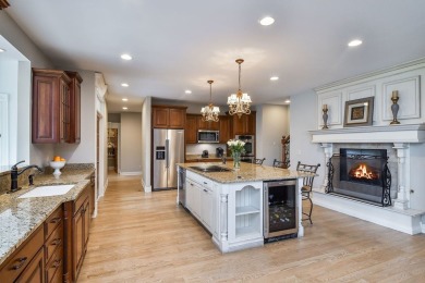 Absolutely stunning with 5 bedrooms, 5 full baths, 2 half baths on Whitetail Ridge Golf Course in Illinois - for sale on GolfHomes.com, golf home, golf lot