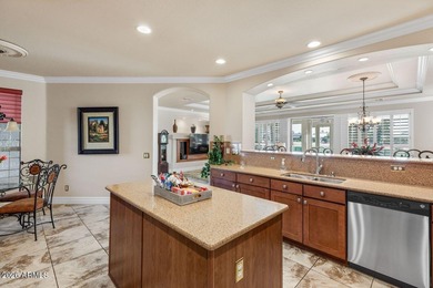 Gorgeous Sienna Model with Casita and Arizona Room Addition on Tuscany Falls At Pebble Creek in Arizona - for sale on GolfHomes.com, golf home, golf lot