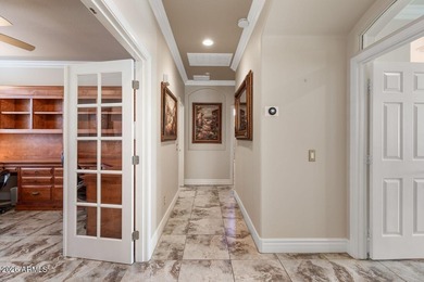 Gorgeous Sienna Model with Casita and Arizona Room Addition on Tuscany Falls At Pebble Creek in Arizona - for sale on GolfHomes.com, golf home, golf lot