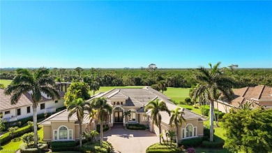 You have arrived! This fabulous Southern Bay custom home is on Shadow Wood Preserve in Florida - for sale on GolfHomes.com, golf home, golf lot