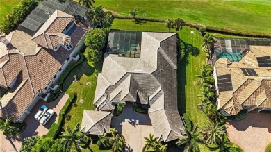 You have arrived! This fabulous Southern Bay custom home is on Shadow Wood Preserve in Florida - for sale on GolfHomes.com, golf home, golf lot