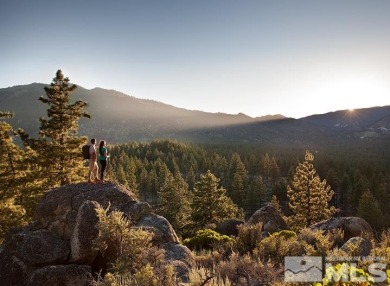 Within just a few feet of being a perfect one acre, this on Clear Creek Tahoe in Nevada - for sale on GolfHomes.com, golf home, golf lot